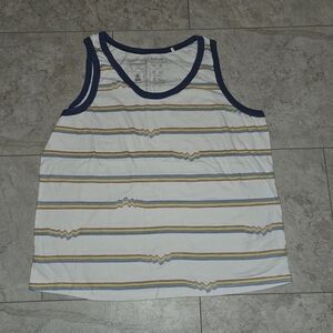 Patagonia Organic Cotton Tee with Blue Trim